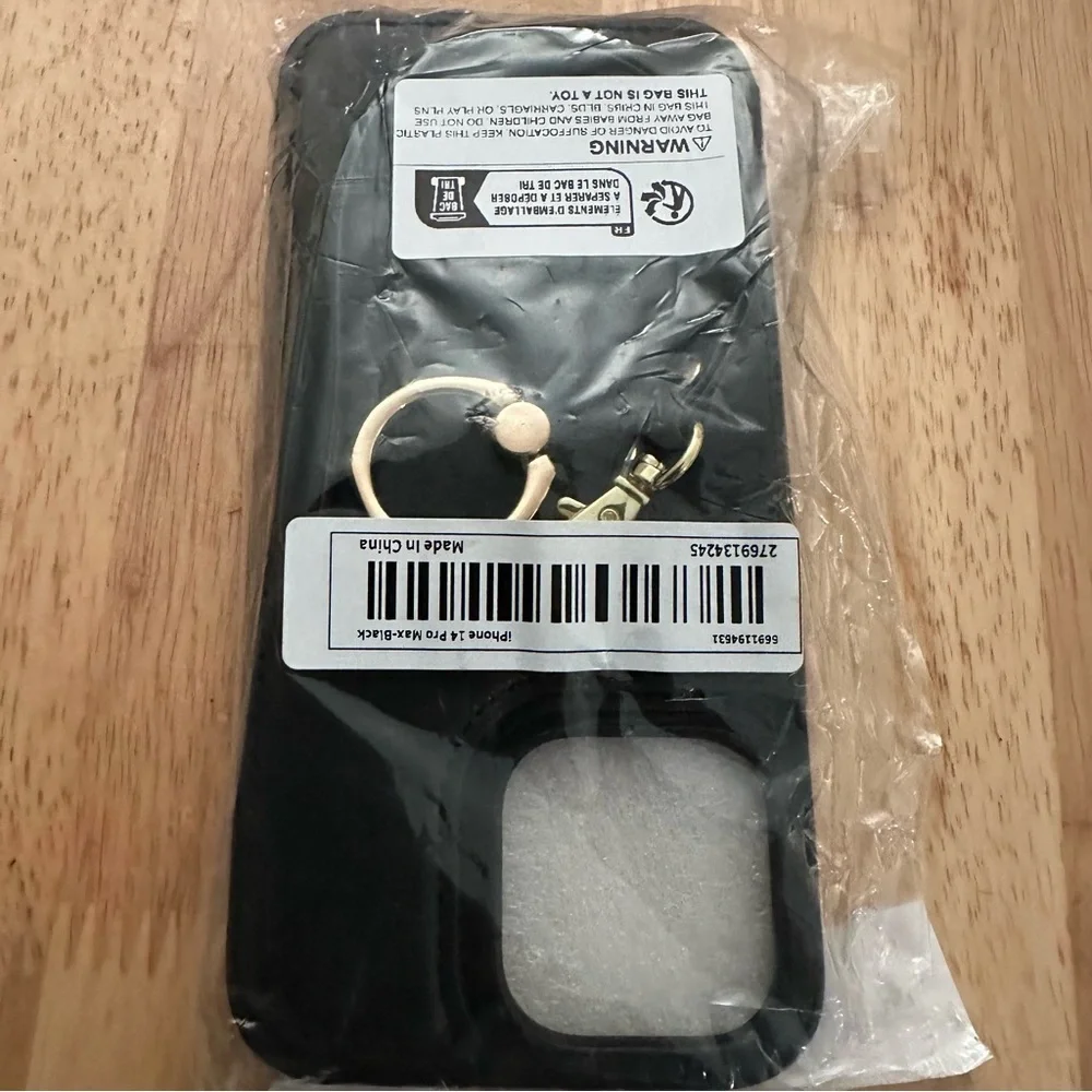 Leather wallet IPhone 14 Pro Max Black